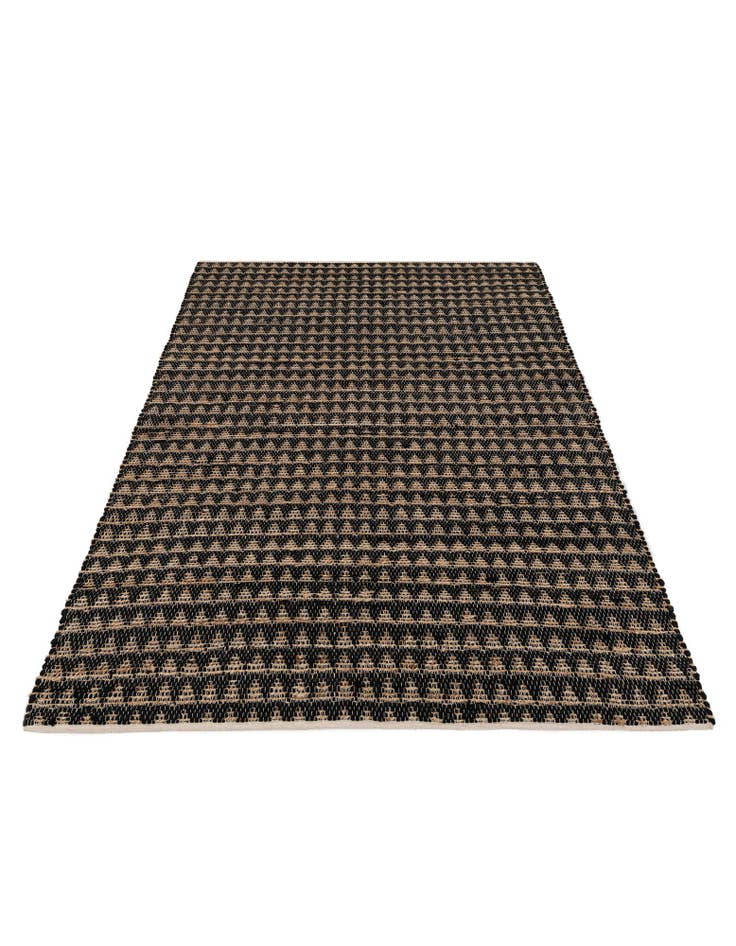 Detail image of 6' x 8' 7  Hand Woven Chindi Jute Rug