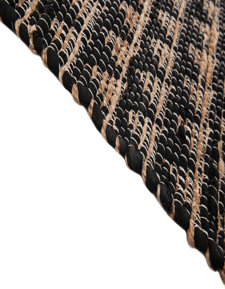 Detail image of 6' x 8' 7  Hand Woven Chindi Jute Rug