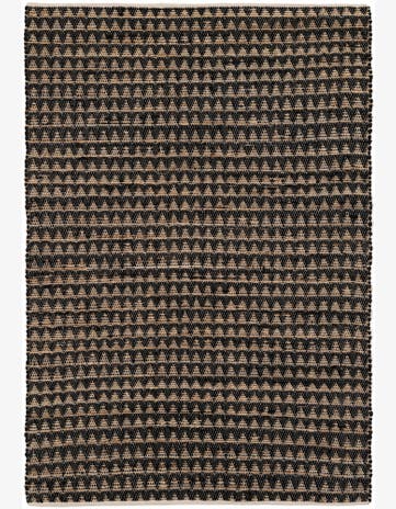 6' x 8' 7 Hand Woven Chindi Jute Rug