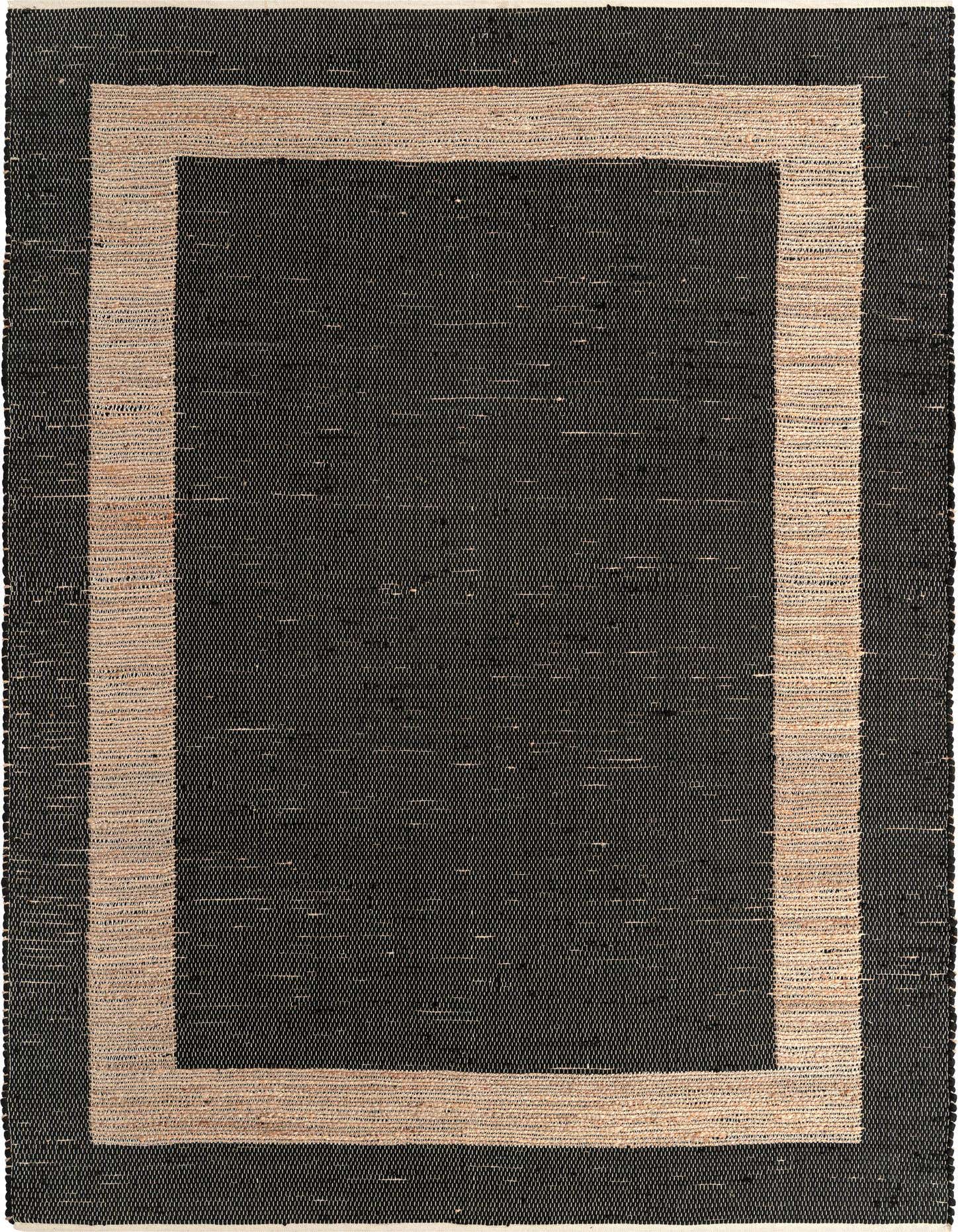 9' x 12' Hand Woven Chindi Jute Rug