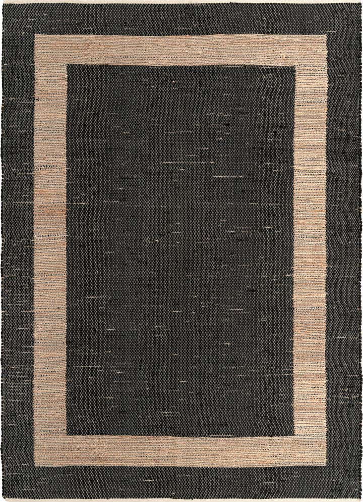 9' x 12' Hand Woven Chindi Jute Rug