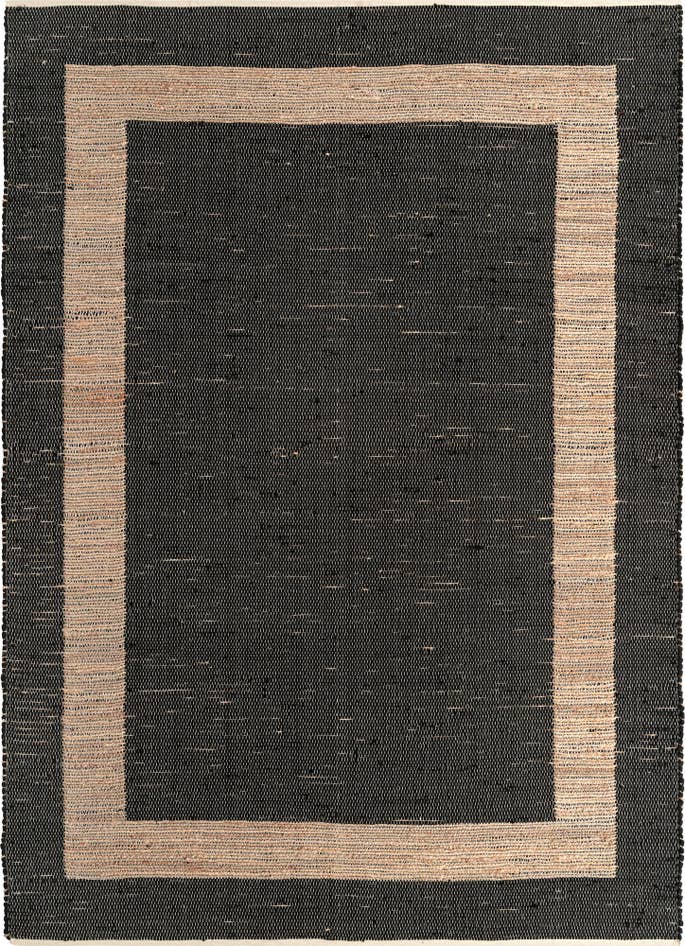 Detail image of 9' x 12' Hand Woven Chindi Jute Rug