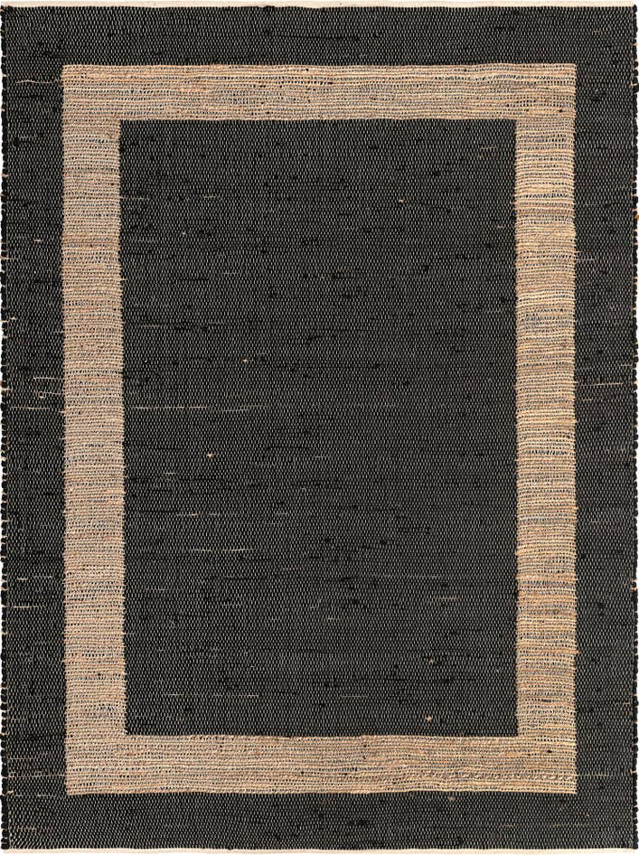 Detail image of 8' x 11' Hand Woven Chindi Jute Rug