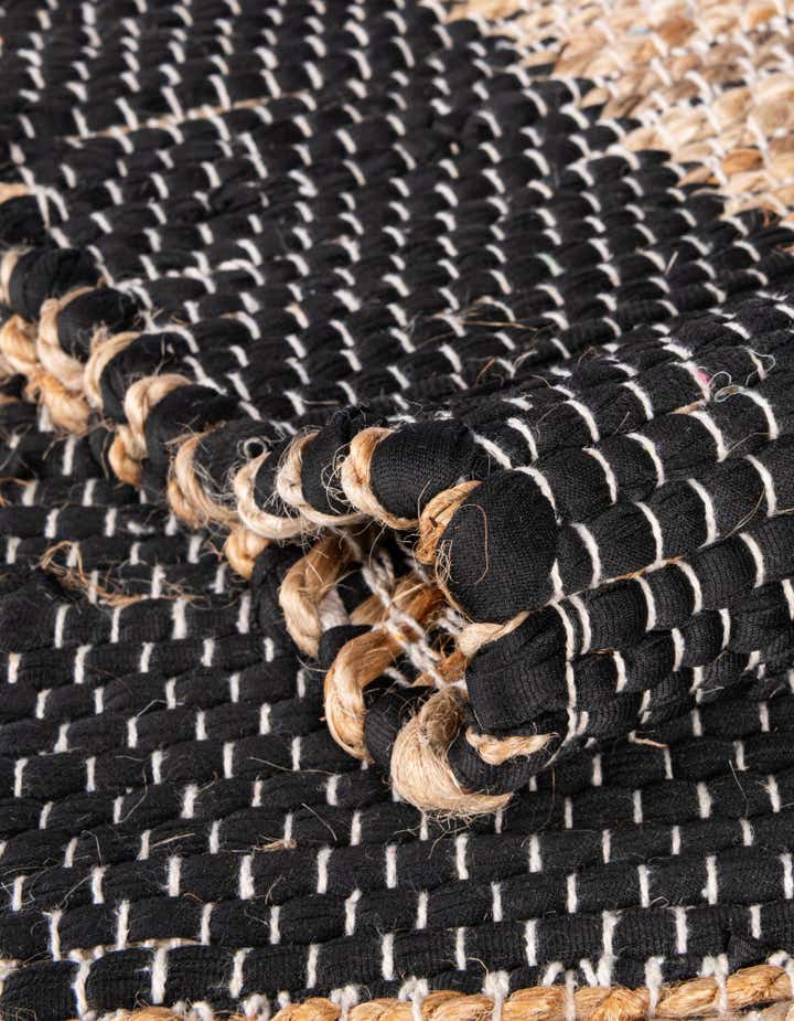 8' x 11' Hand Woven Chindi Jute Rug