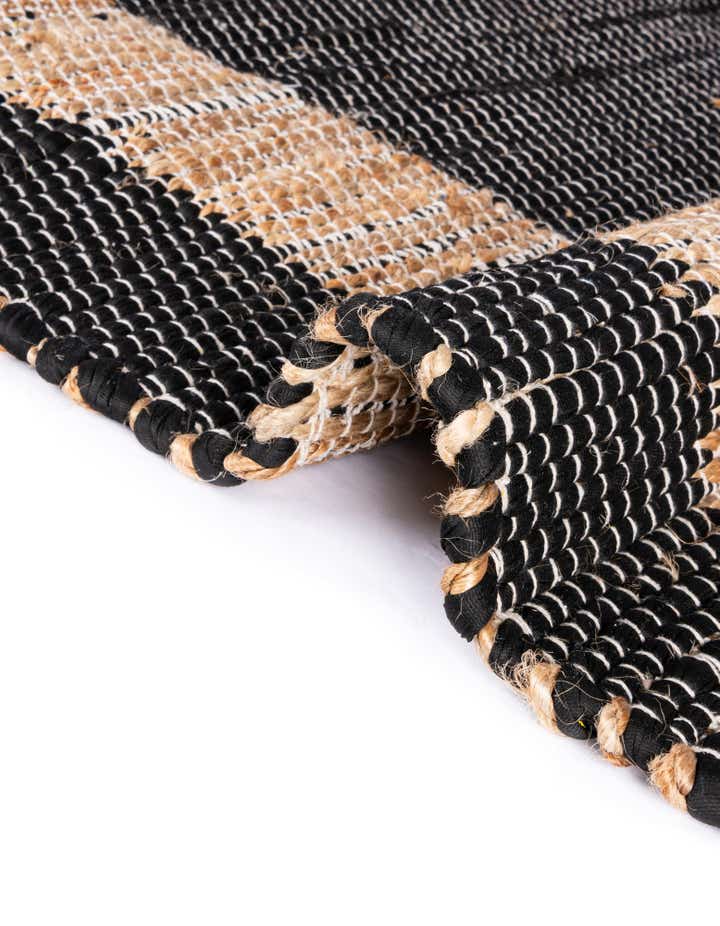8' x 11' Hand Woven Chindi Jute Rug