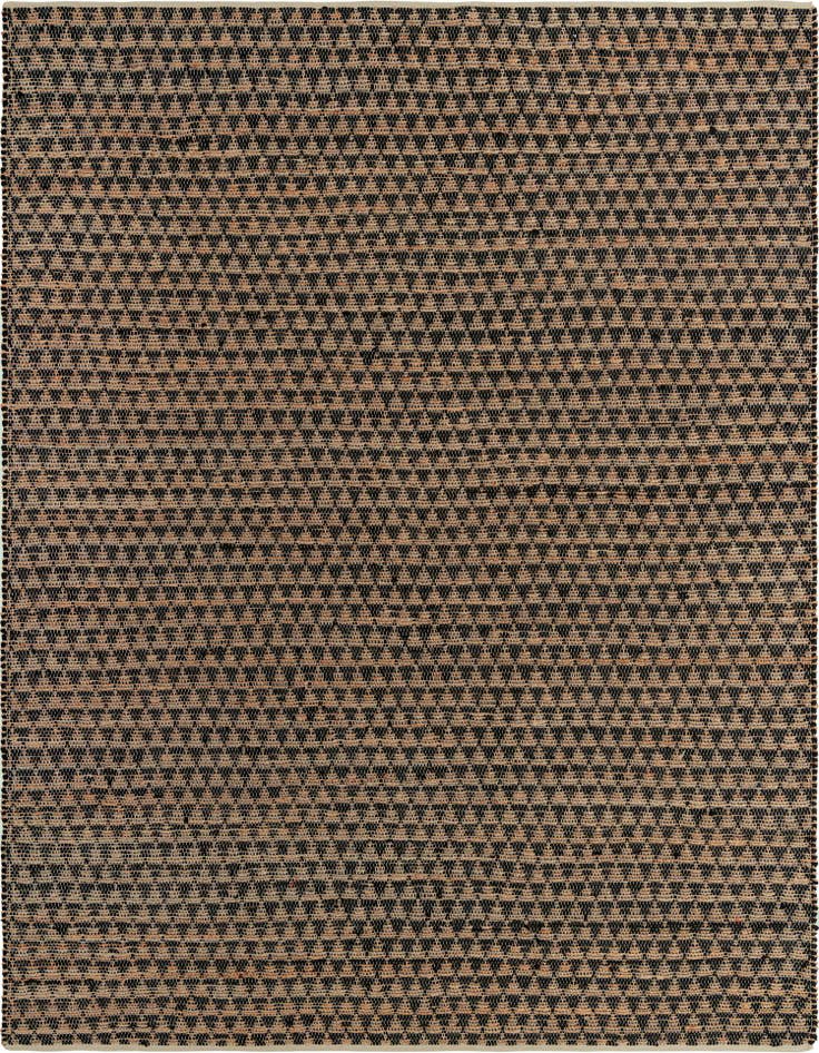 Detail image of 10' x 14' 1 Hand Woven Chindi Jute Rug