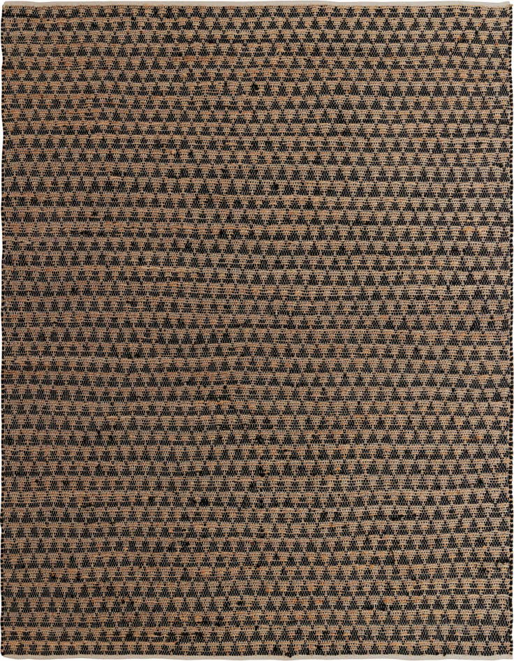 Detail image of 9' x 12' Hand Woven Chindi Jute Rug