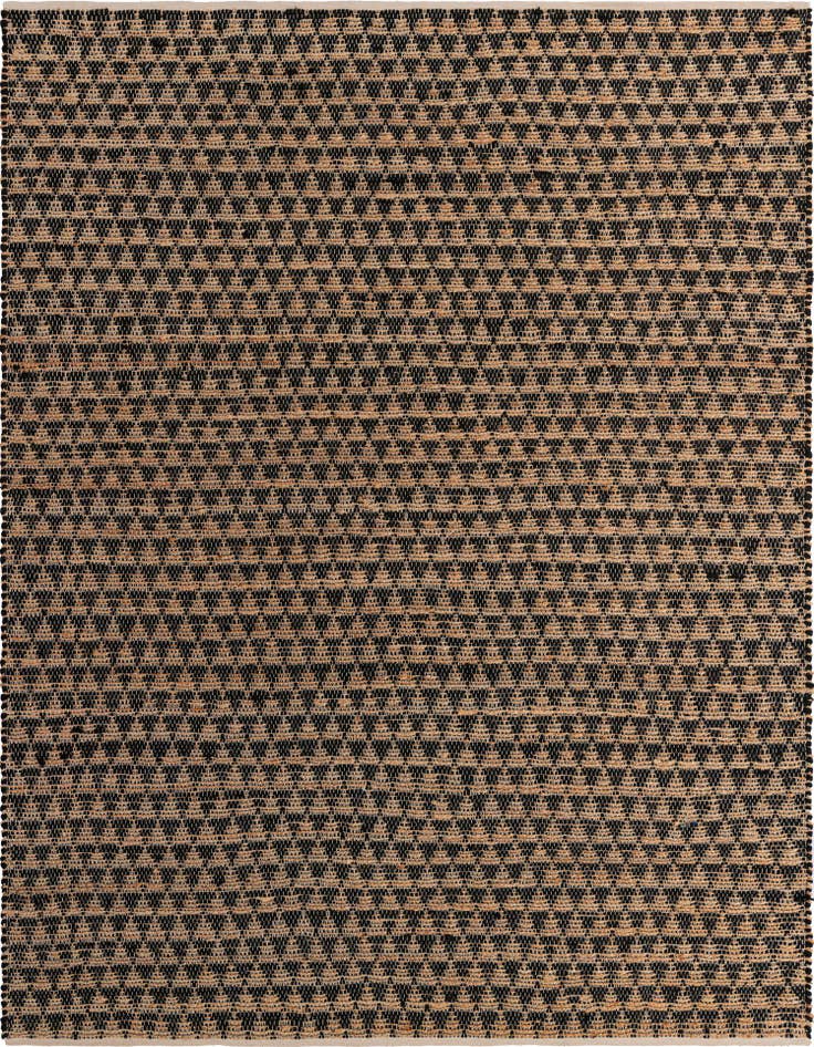 Detail image of 8' x 11' Hand Woven Chindi Jute Rug