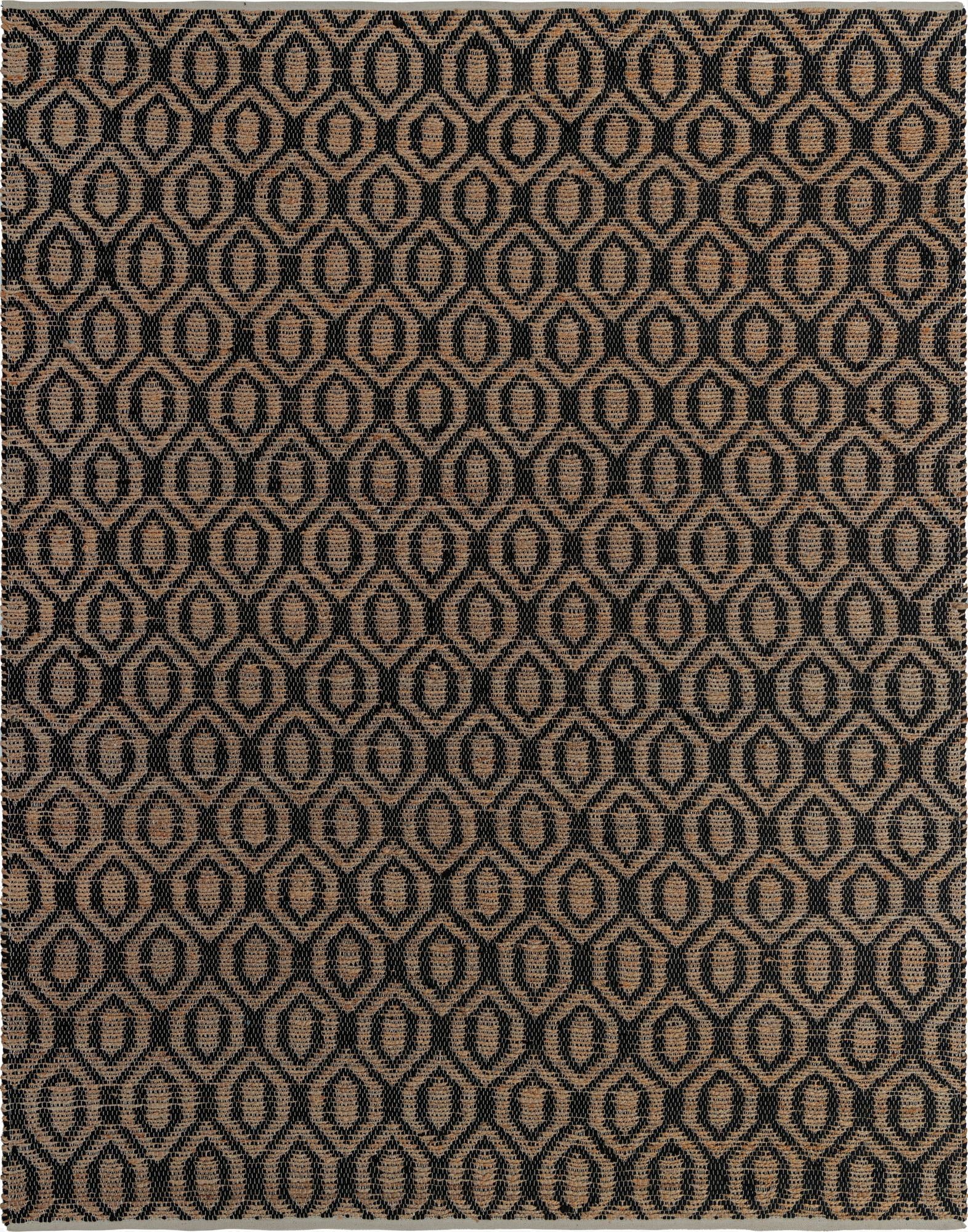 Primary image 9' x 12'  Hand Woven Chindi Jute Rug