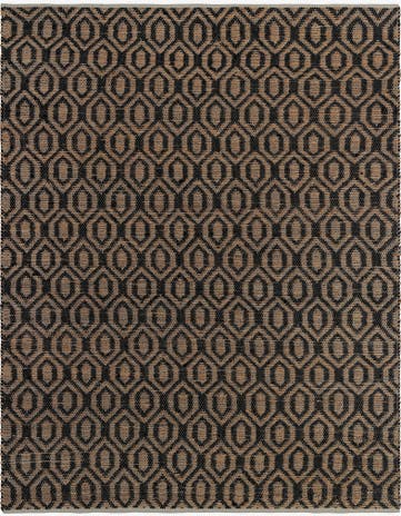 9' x 12' Hand Woven Chindi Jute Rug