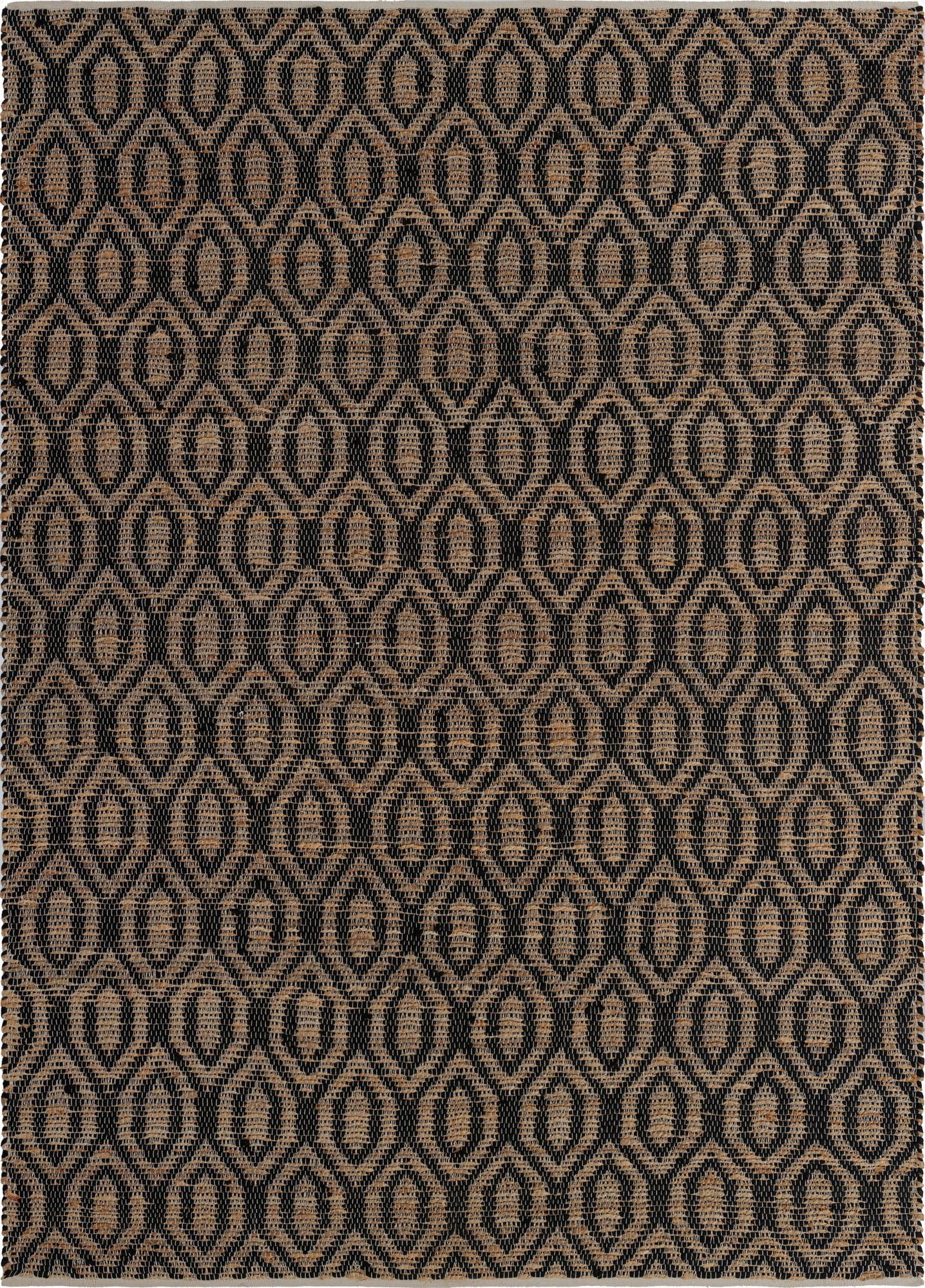 Primary image 8' x 11'  Hand Woven Chindi Jute Rug