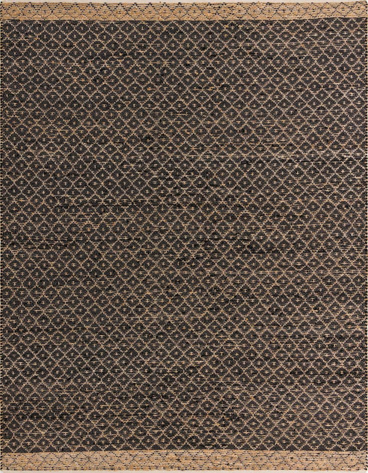 Detail image of 10' x 14' 1 Hand Woven Chindi Trellis Rug