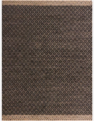 9' x 12' Hand Woven Chindi Trellis Rug