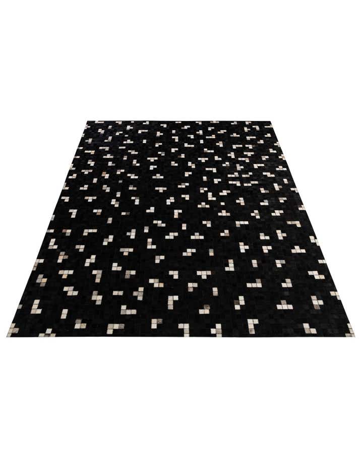 7' 11 x 9' 11 Cowhide - Patchwork Rug