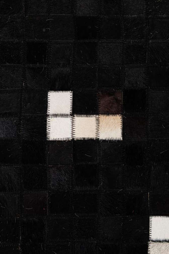 7' 11 x 9' 11 Cowhide - Patchwork Rug
