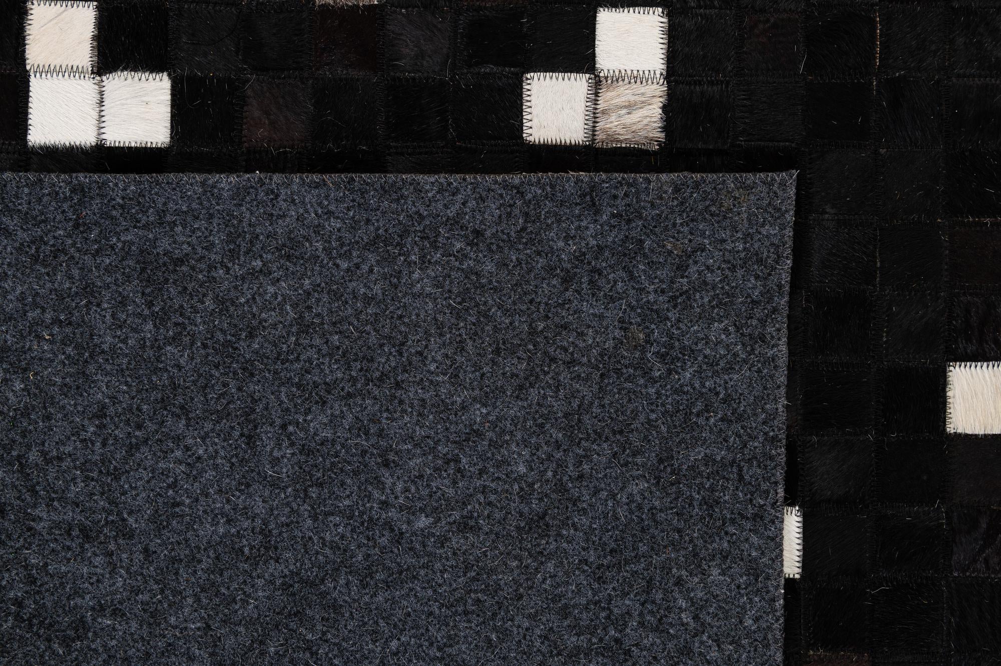 7' 11 x 9' 11 Cowhide - Patchwork Rug