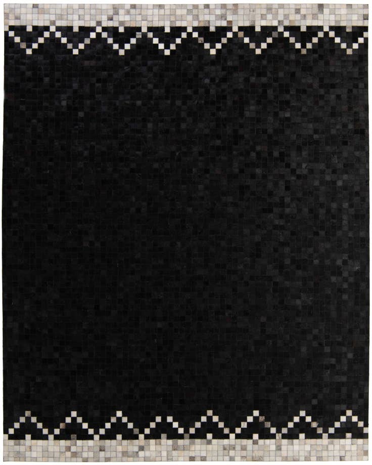 Detail image of 8' x 10' Cowhide - Patchwork Rug
