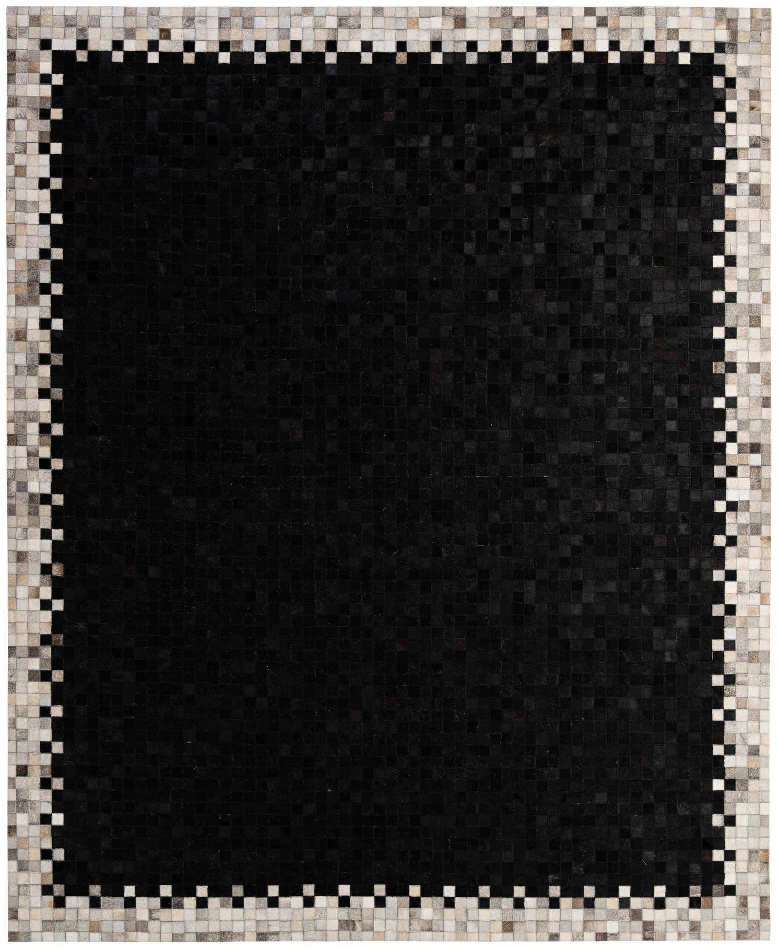 8' 1 x 9' 11 Cowhide - Patchwork Rug