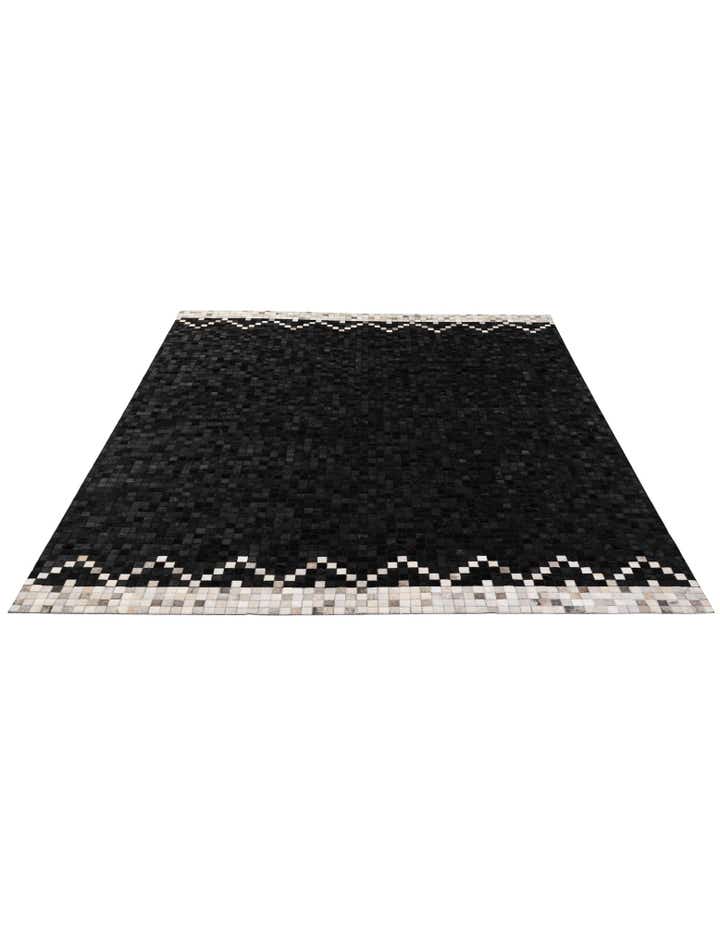 8' 1 x 9' 11 Cowhide - Patchwork Rug