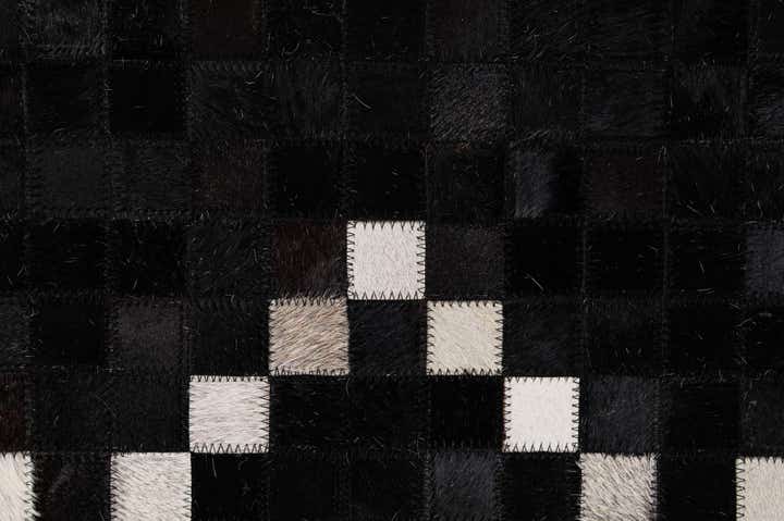 8' 1 x 9' 11 Cowhide - Patchwork Rug
