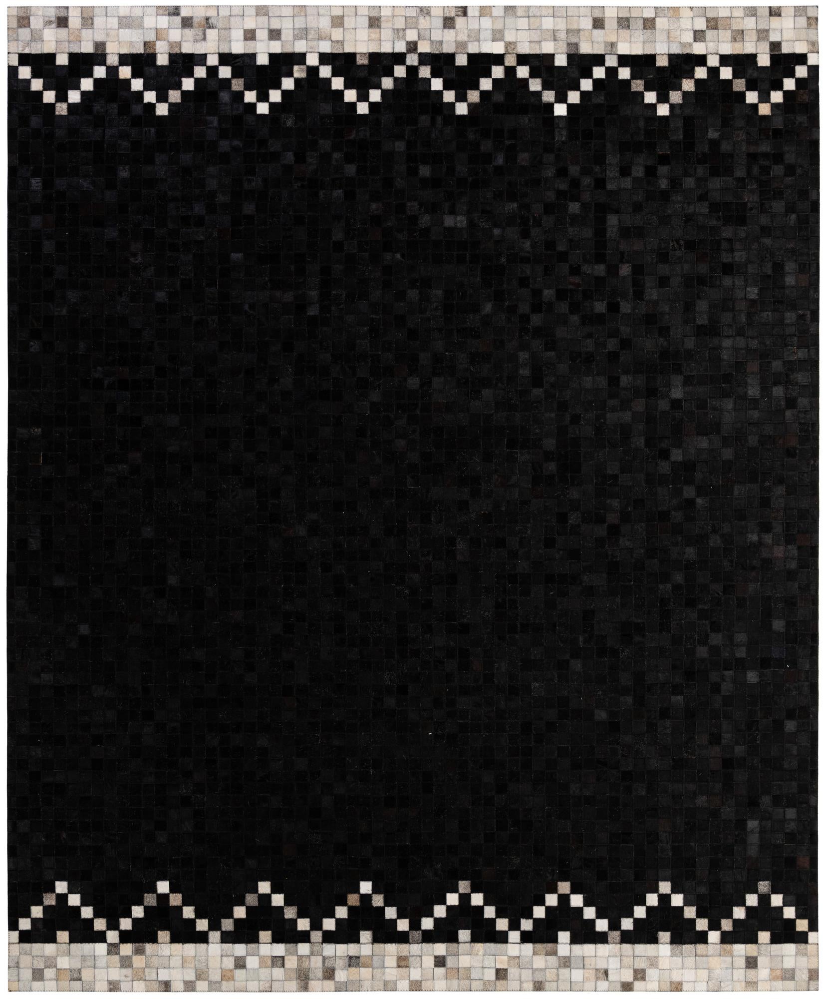 8' 1 x 9' 11 Cowhide - Patchwork Rug