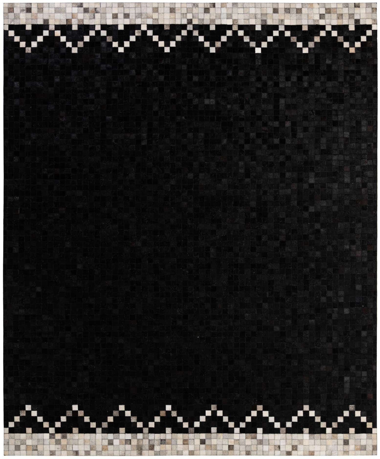 8' 1 x 9' 11 Cowhide - Patchwork Rug