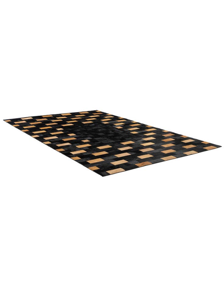 Detail image of 5' 1 x 7' 11 Cowhide - Patchwork Rug