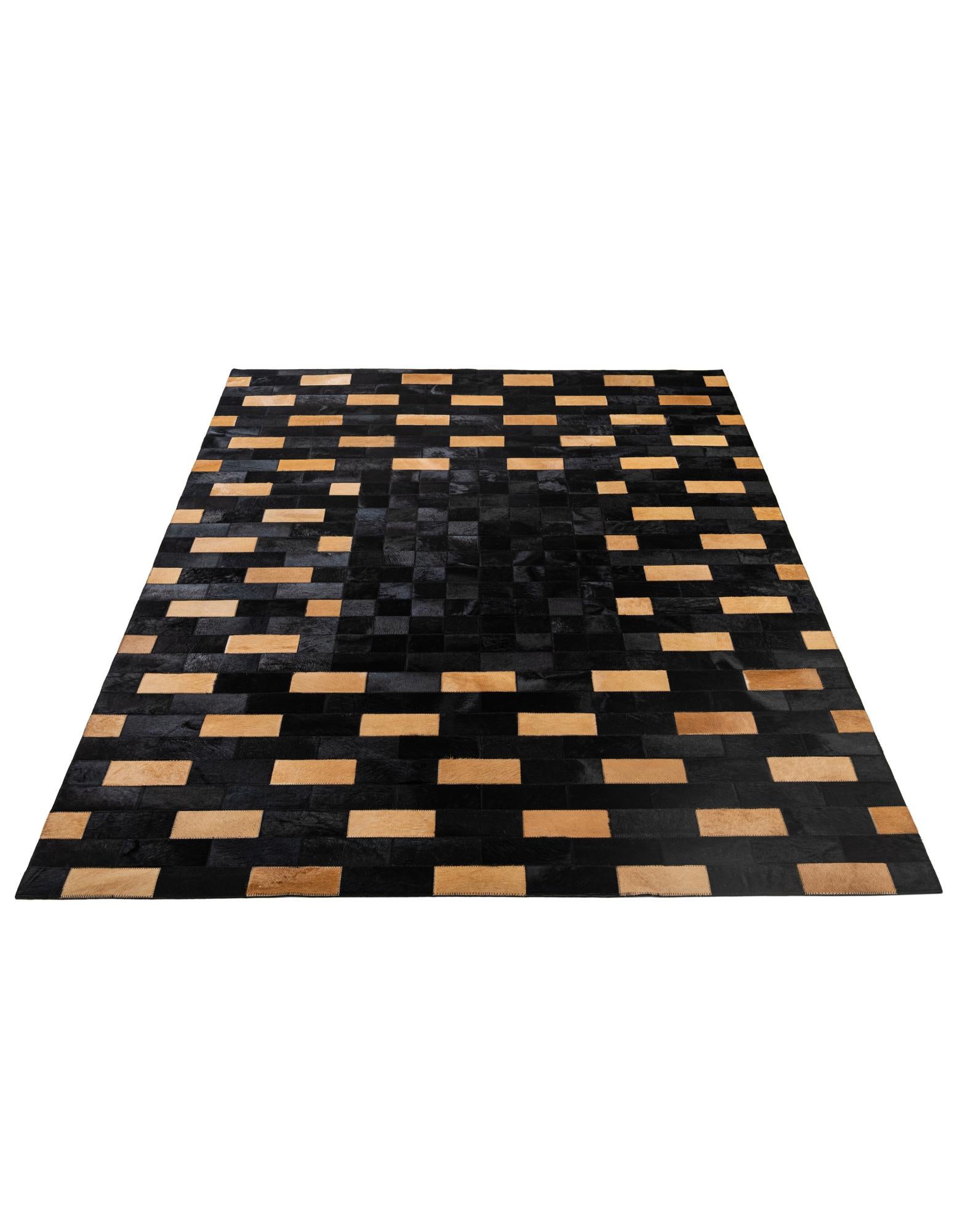 5' 1 x 7' 11 Cowhide - Patchwork Rug