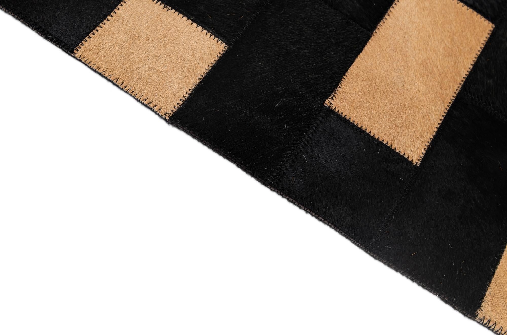5' 1 x 7' 11 Cowhide - Patchwork Rug