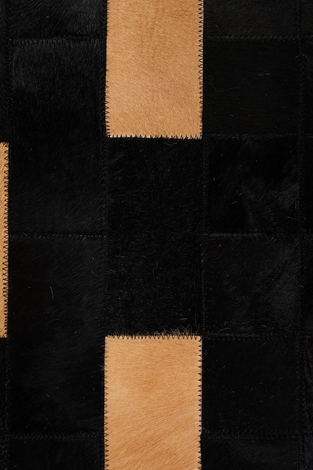 5' 1 x 7' 11 Cowhide - Patchwork Rug