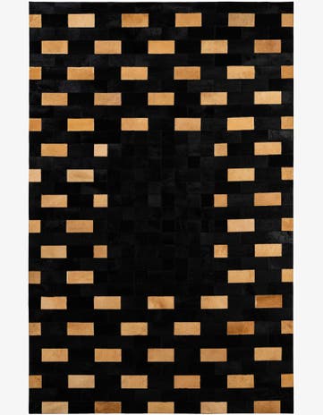 5' 1 x 7' 11 Cowhide - Patchwork Rug