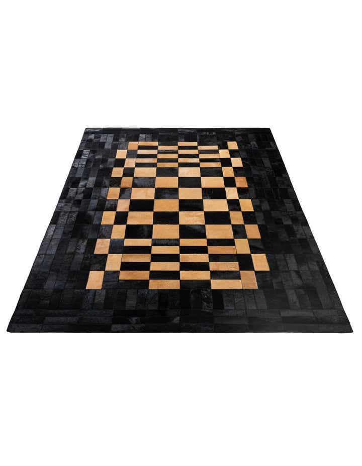 5' 1 x 8' 1 Cowhide - Patchwork Rug