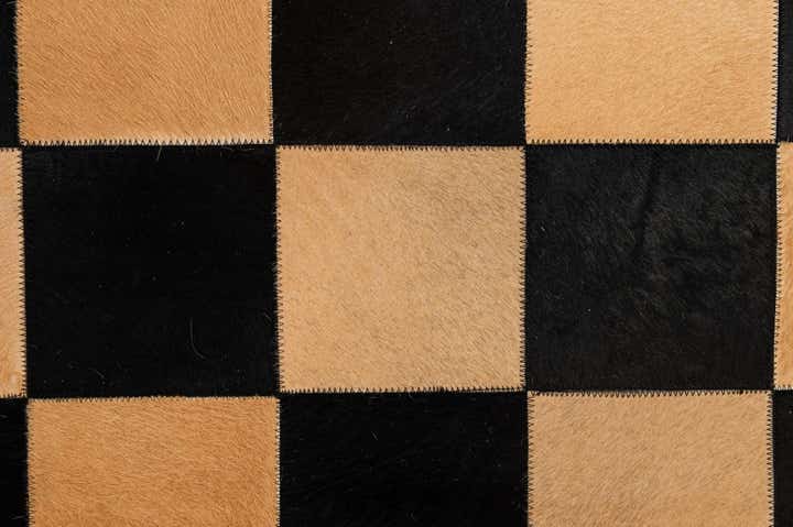 5' 1 x 8' 1 Cowhide - Patchwork Rug
