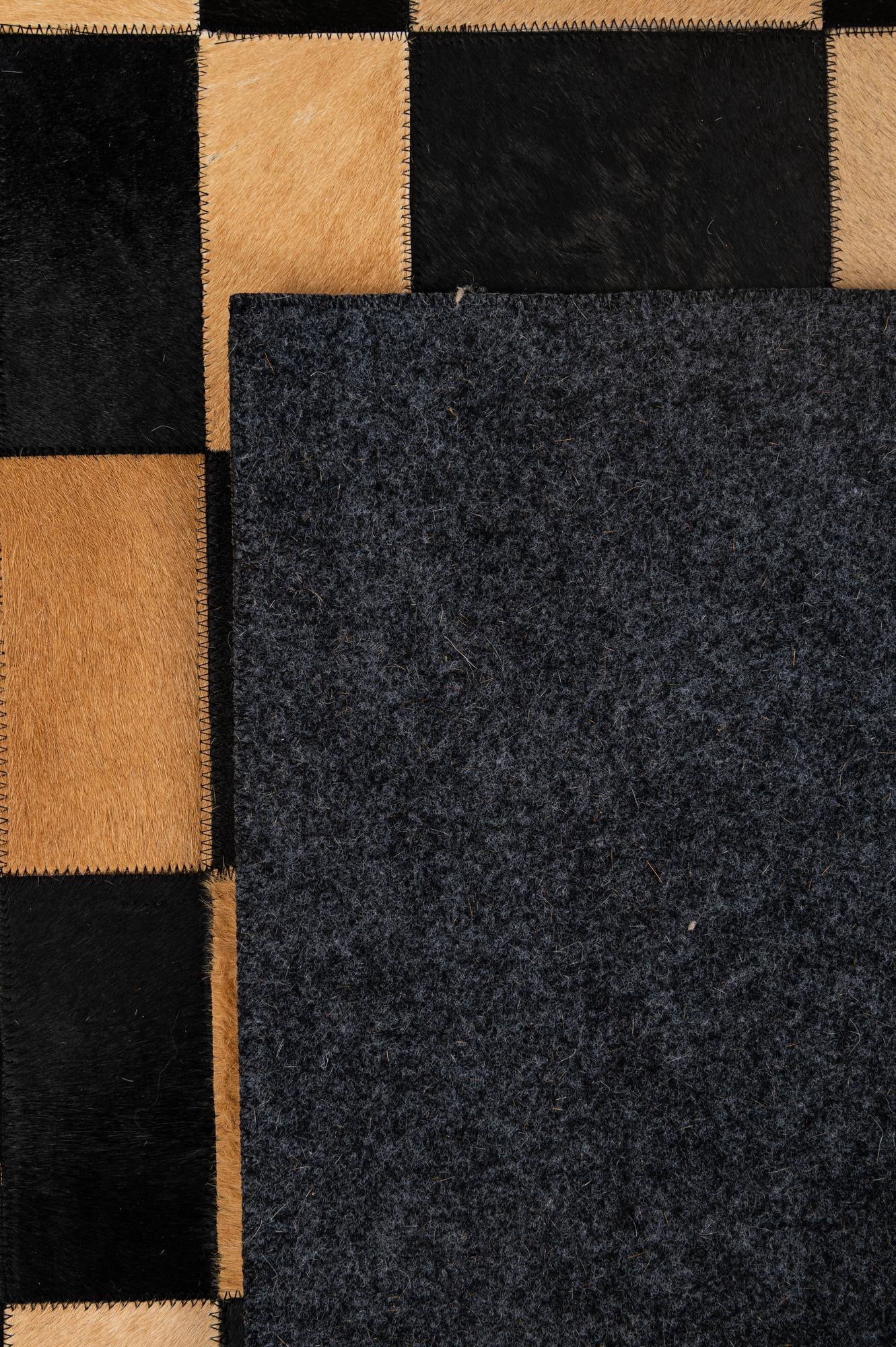 5' 1 x 8' 1 Cowhide - Patchwork Rug