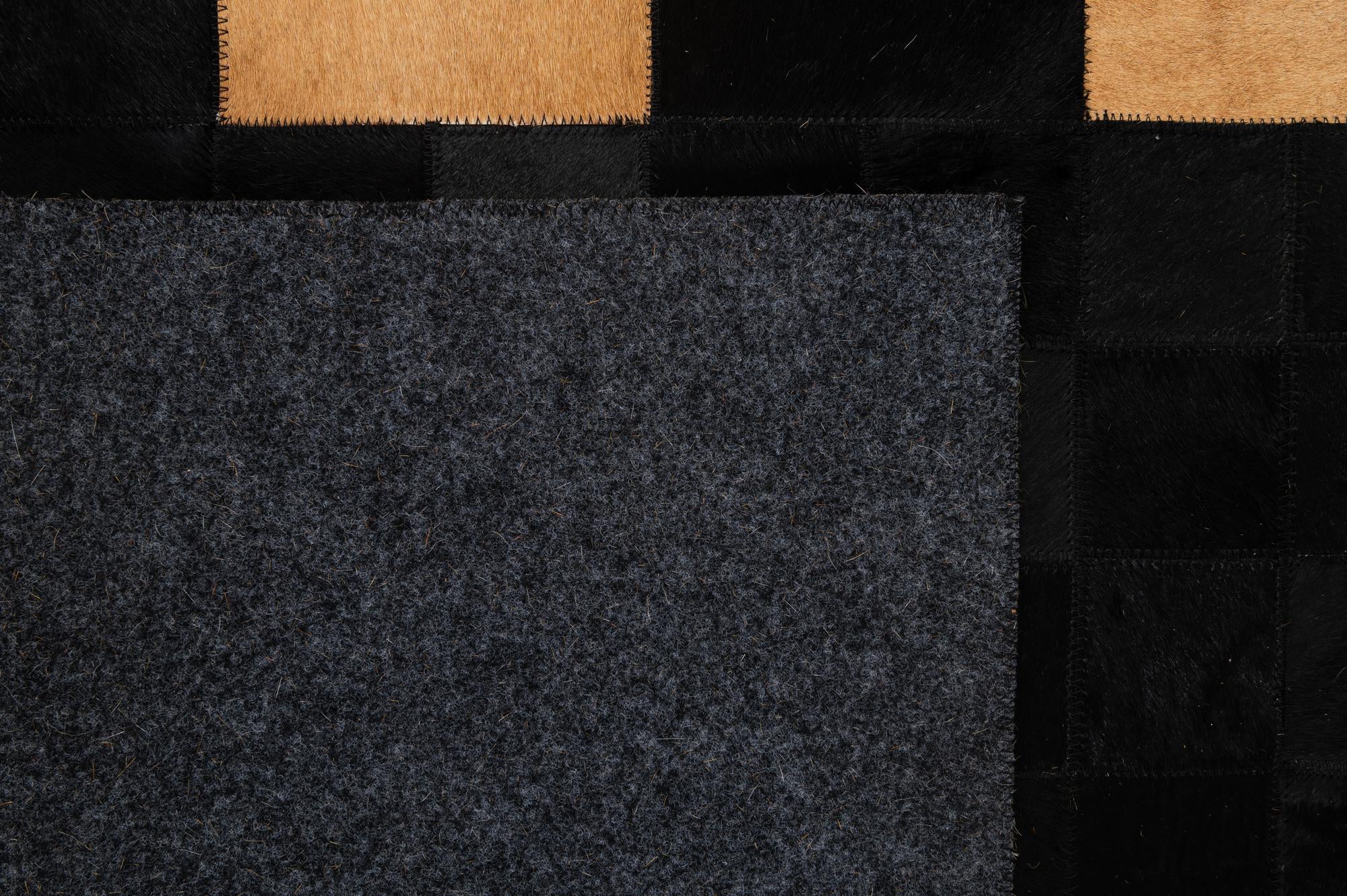 5' 1 x 8' 1 Cowhide - Patchwork Rug