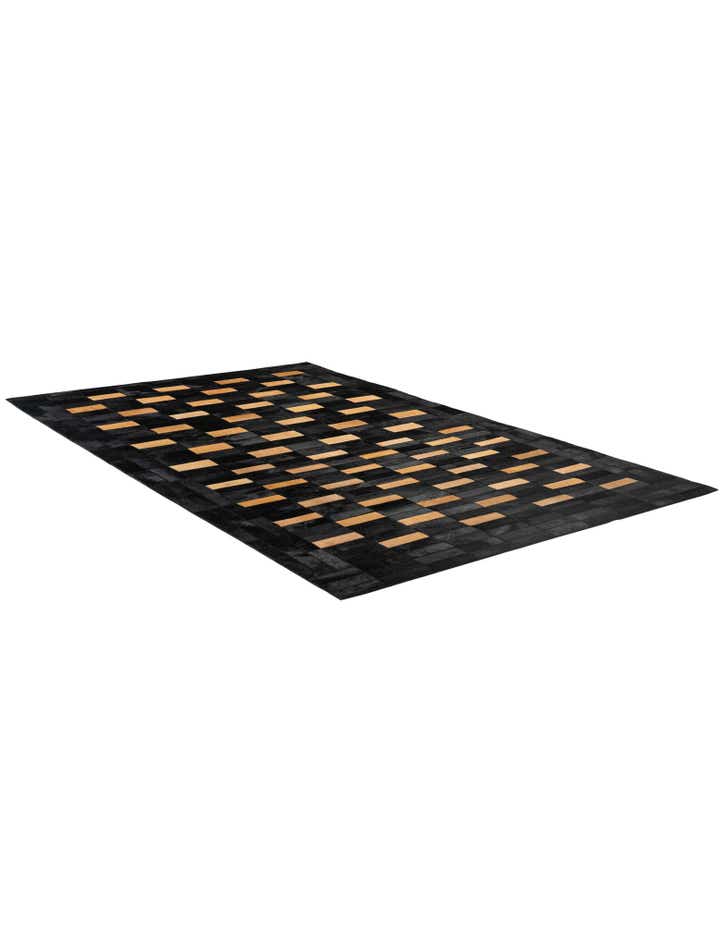 5' 1 x 8' Cowhide - Patchwork Rug