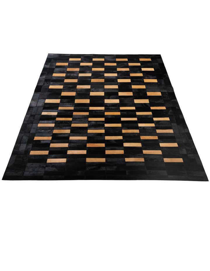 5' 1 x 8' Cowhide - Patchwork Rug