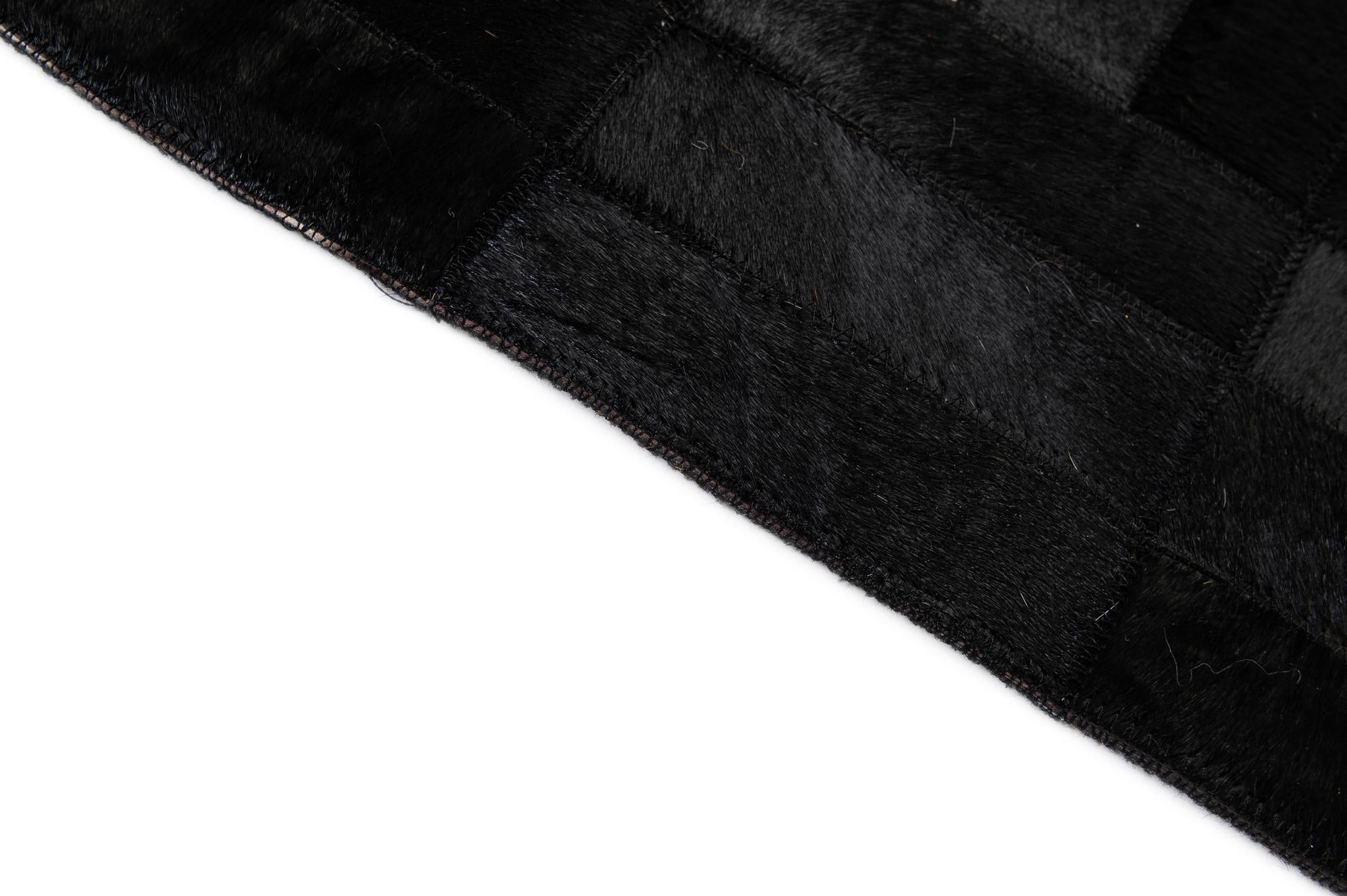 5' 1 x 8' Cowhide - Patchwork Rug