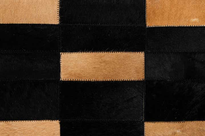 5' 1 x 8' Cowhide - Patchwork Rug