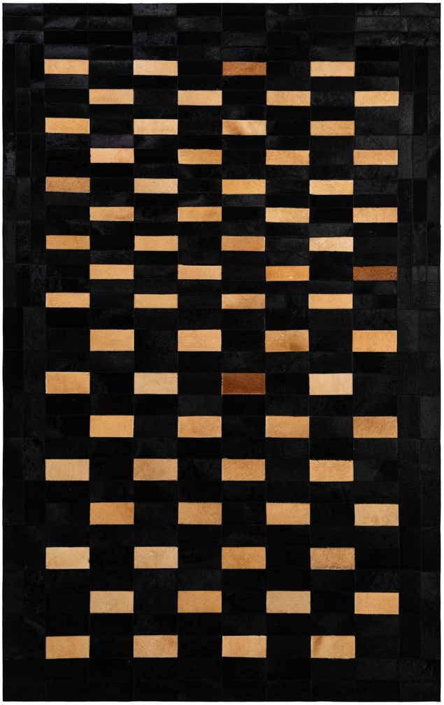 5' 1 x 8' Cowhide - Patchwork Rug