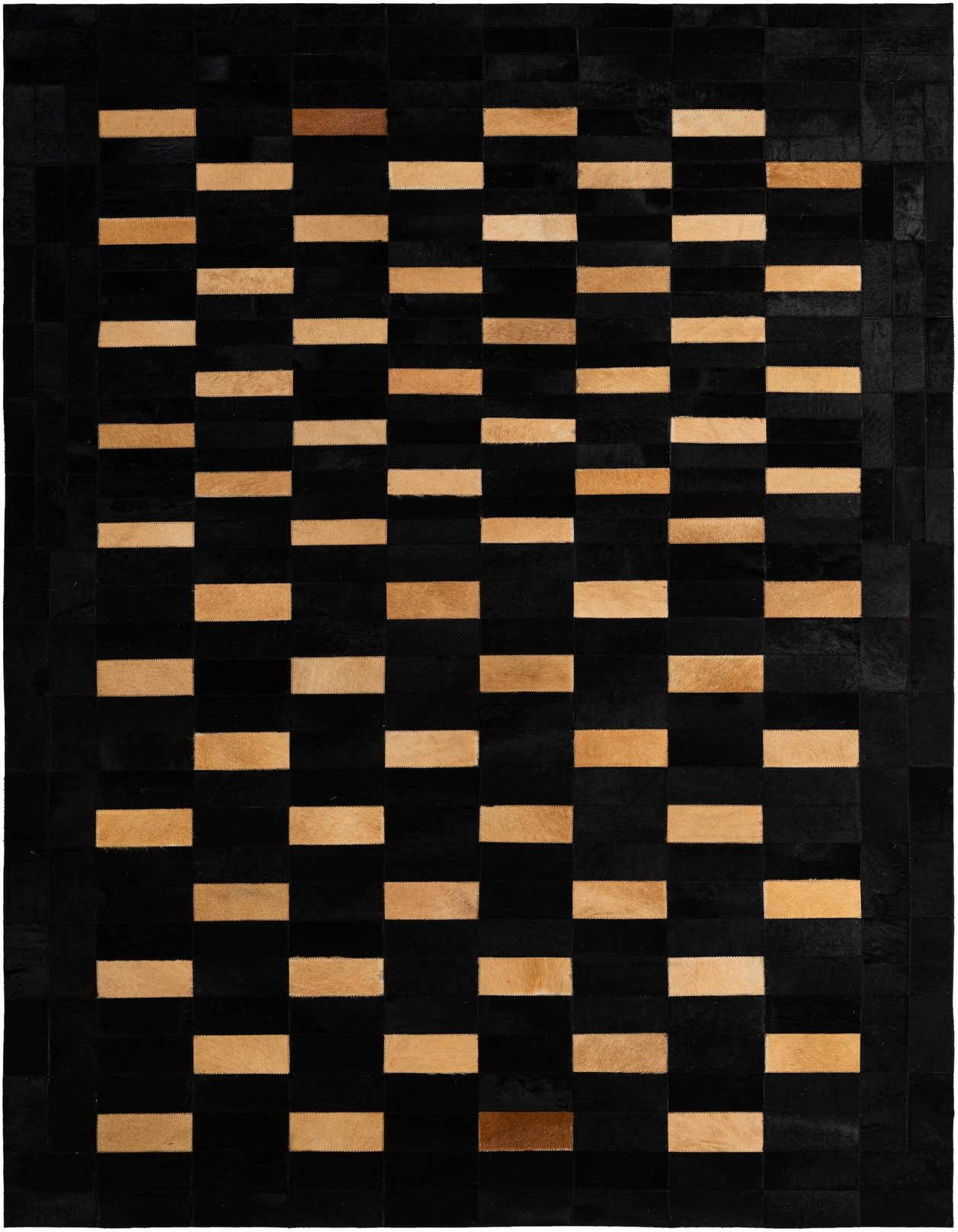 Primary image 5' 1 x 7' 11 Cowhide - Patchwork Rug