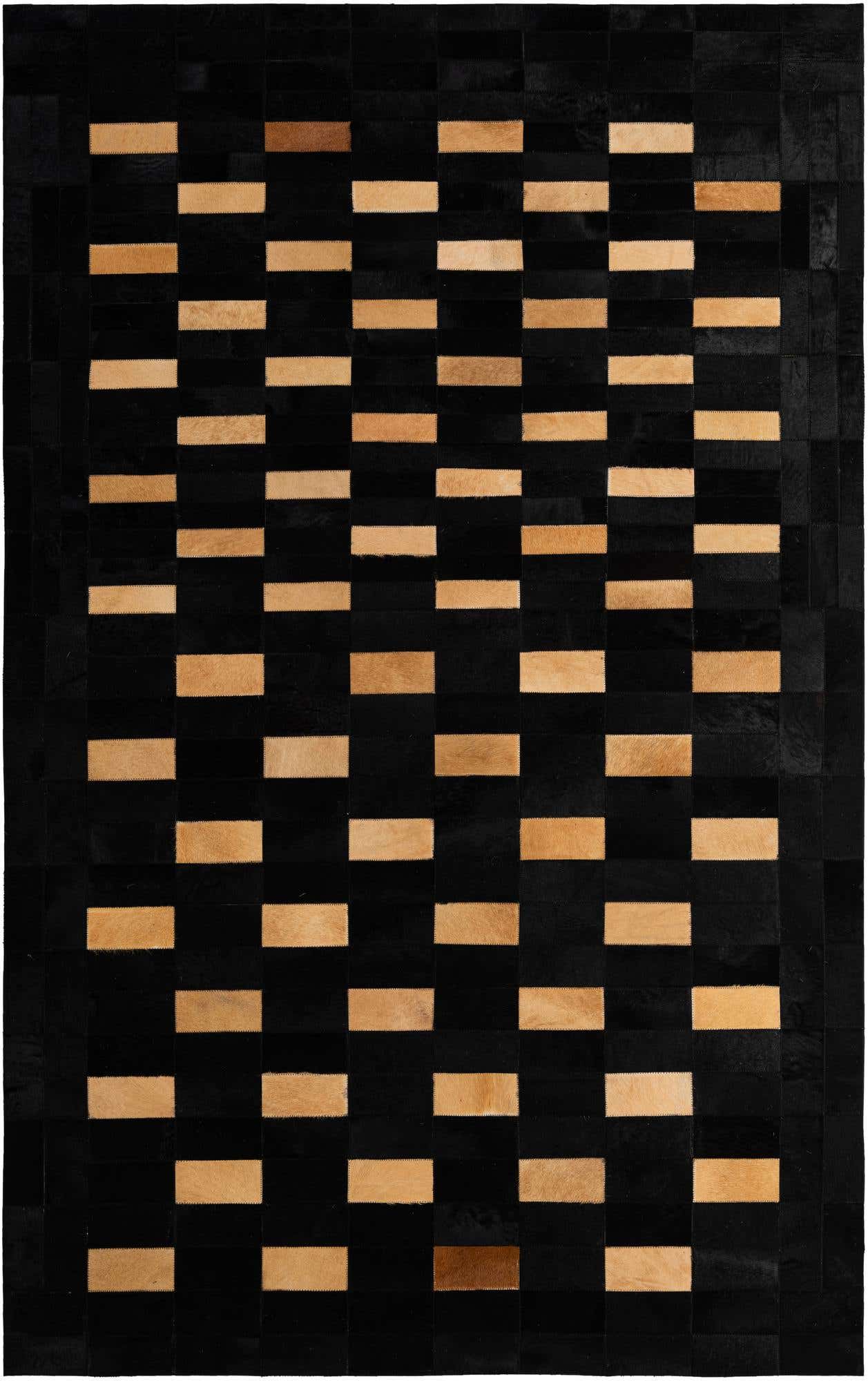 5' 1 x 7' 11 Cowhide - Patchwork Rug