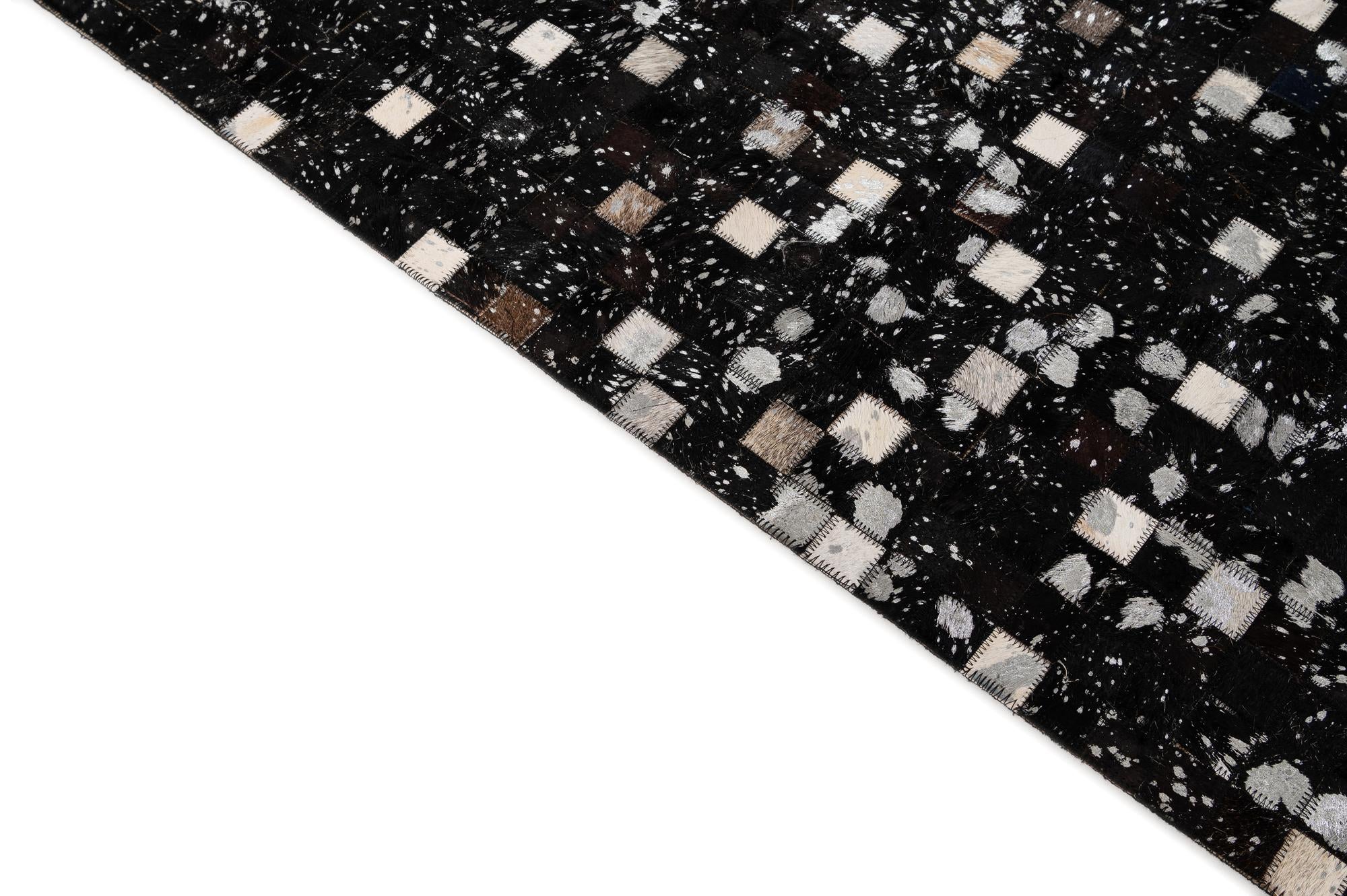 5' x 7' 11 Cowhide - Patchwork Rug
