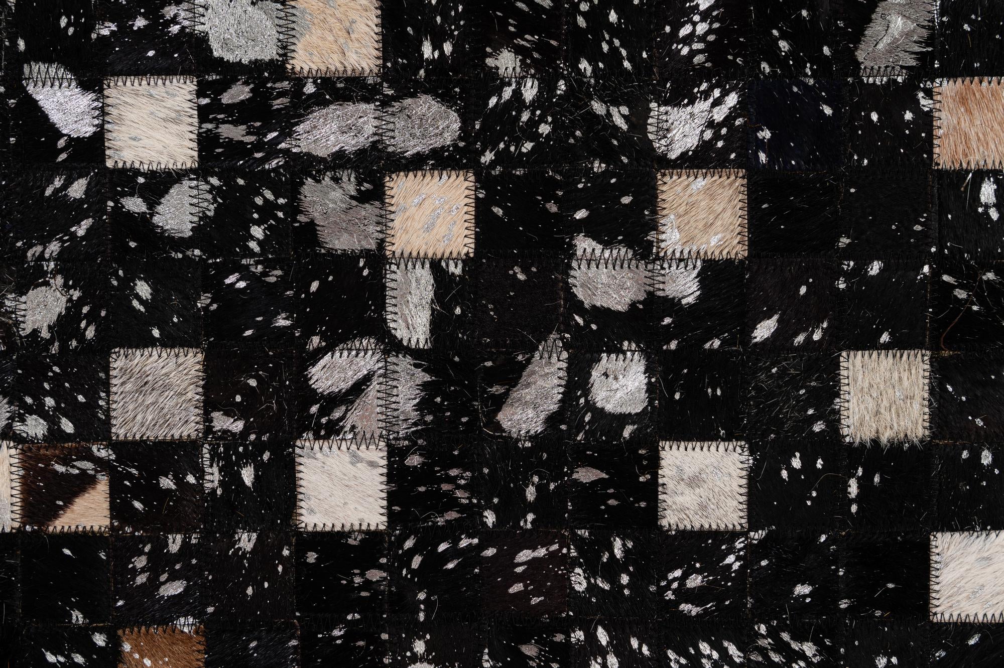 5' x 7' 11 Cowhide - Patchwork Rug