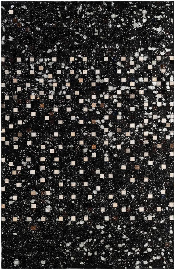 Detail image of 5' x 7' 11 Cowhide - Patchwork Rug