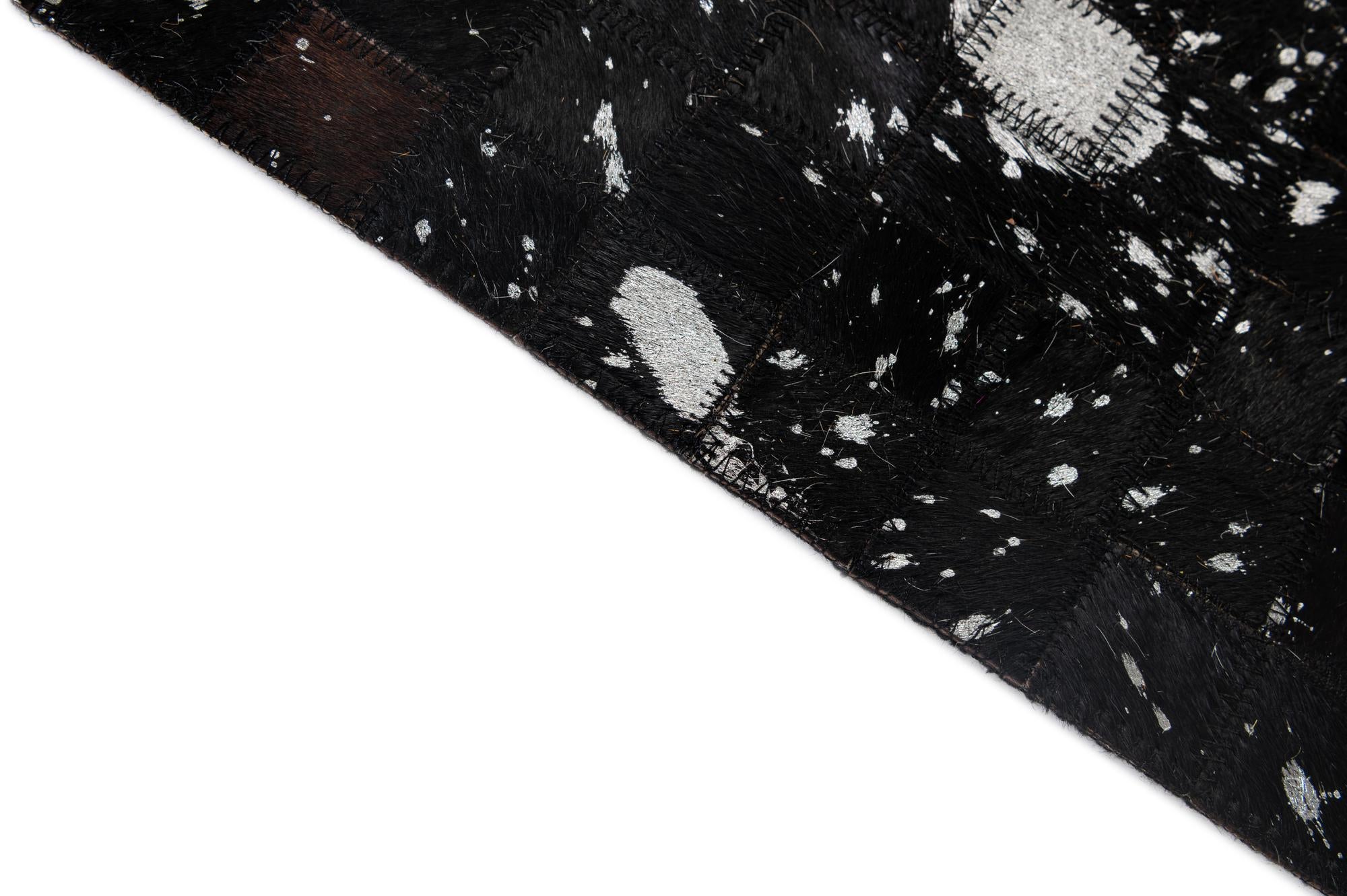 4' 11 x 7' 11 Cowhide - Patchwork Rug