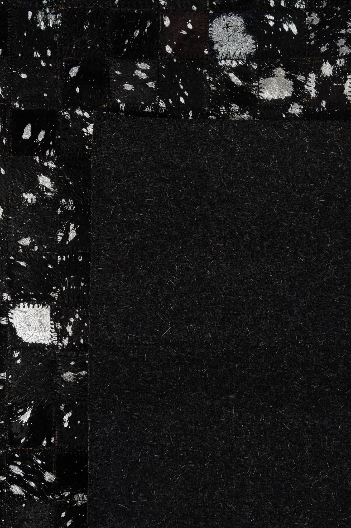 4' 11 x 7' 11 Cowhide - Patchwork Rug