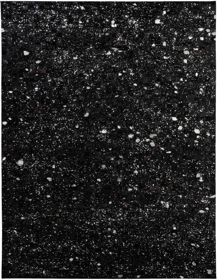 Detail image of 4' 11 x 7' 11 Cowhide - Patchwork Rug