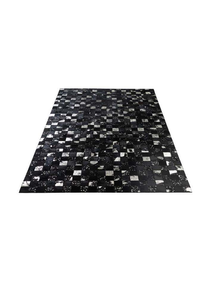 Detail image of 5' x 7' 11 Cowhide - Patchwork Rug