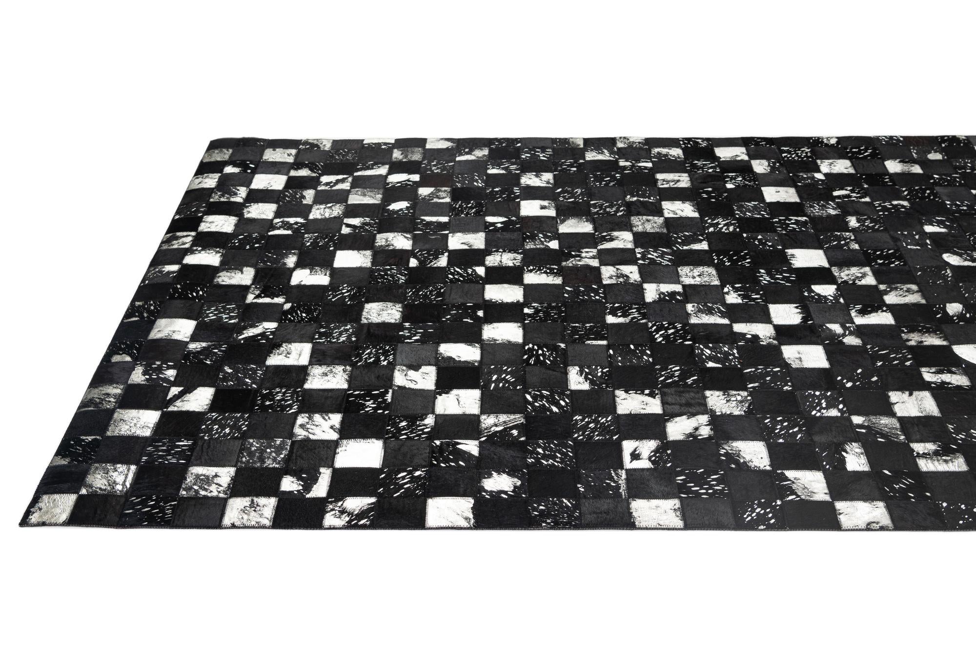 5' x 7' 11 Cowhide - Patchwork Rug